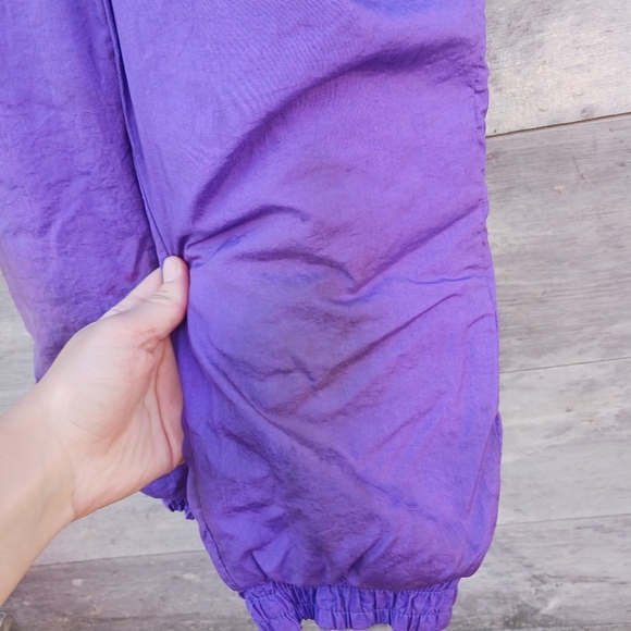 VTG 80s Metro Express Youth Ski Suit Size S/4 Retro Snowsuit Purple - Picture 5 of 8